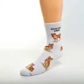 FBF Shiba Inu Poses 2 Sock