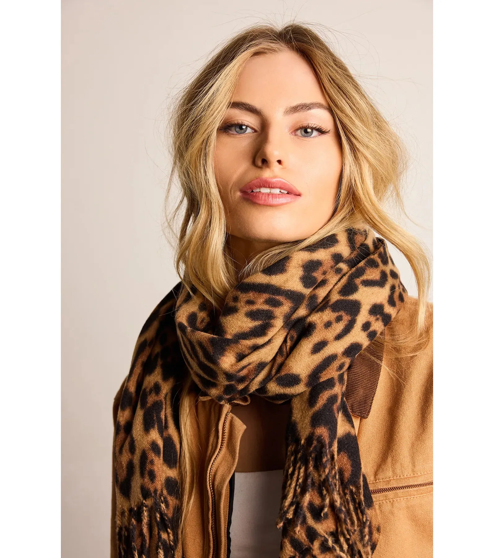 Fierce And Fab Leopard Print Scarf