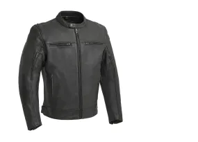 FIM288CHRZ | Top Performer - Men's Motorcycle Leather Jacket