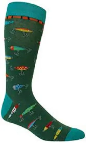 Fishing Lures Men's Crew Socks