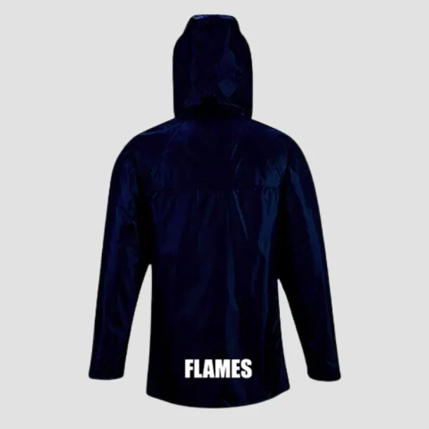 FLINDERS FLAMES WOMENS SOCCER CLUB  LADIES RAIN JACKET