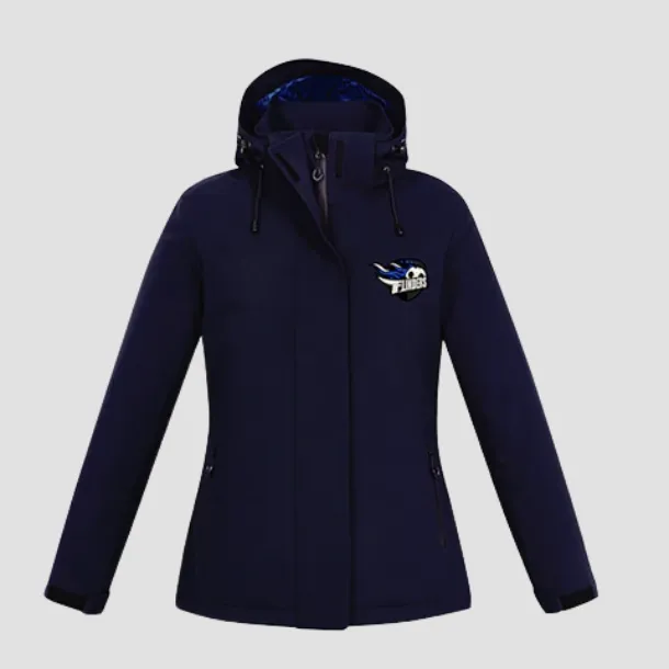 FLINDERS FLAMES WOMENS SOCCER CLUB  LADIES RAIN JACKET