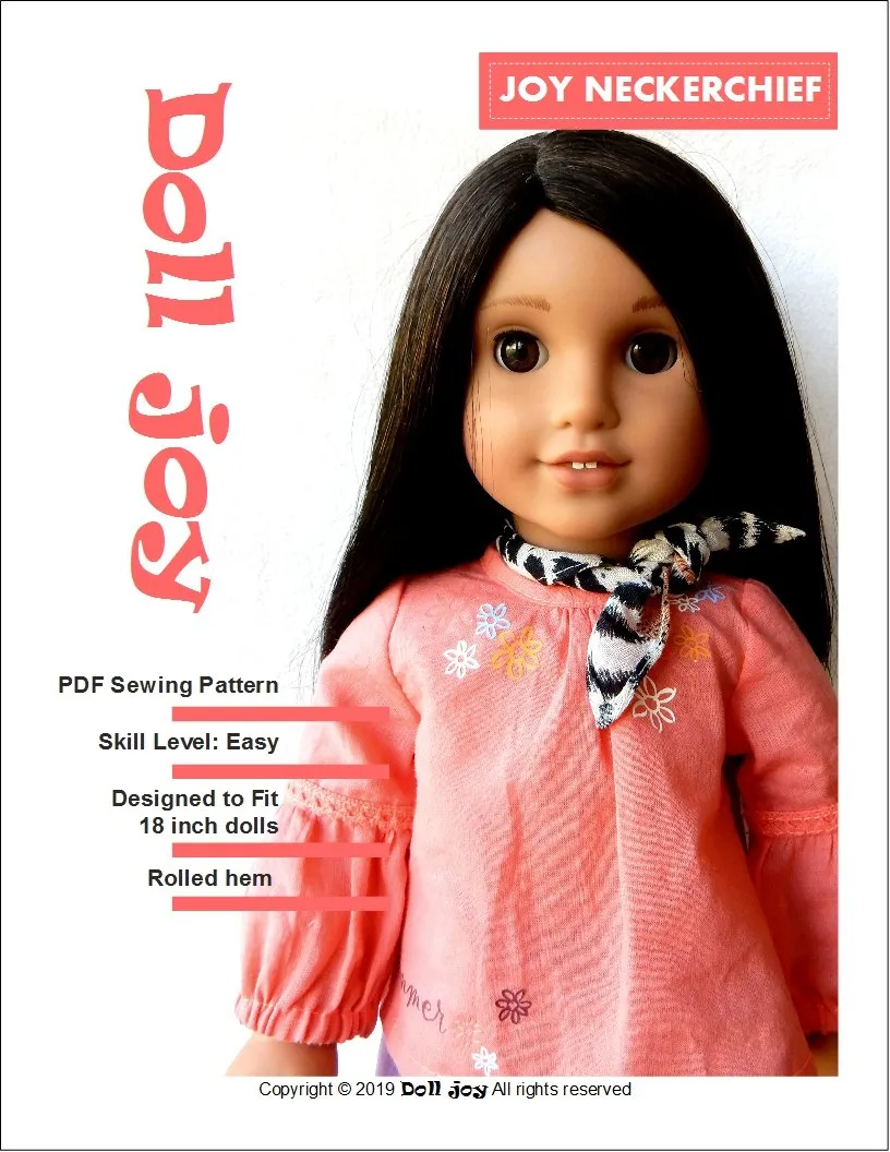 FREE Joy Neckerchief 18" Doll Clothes Pattern