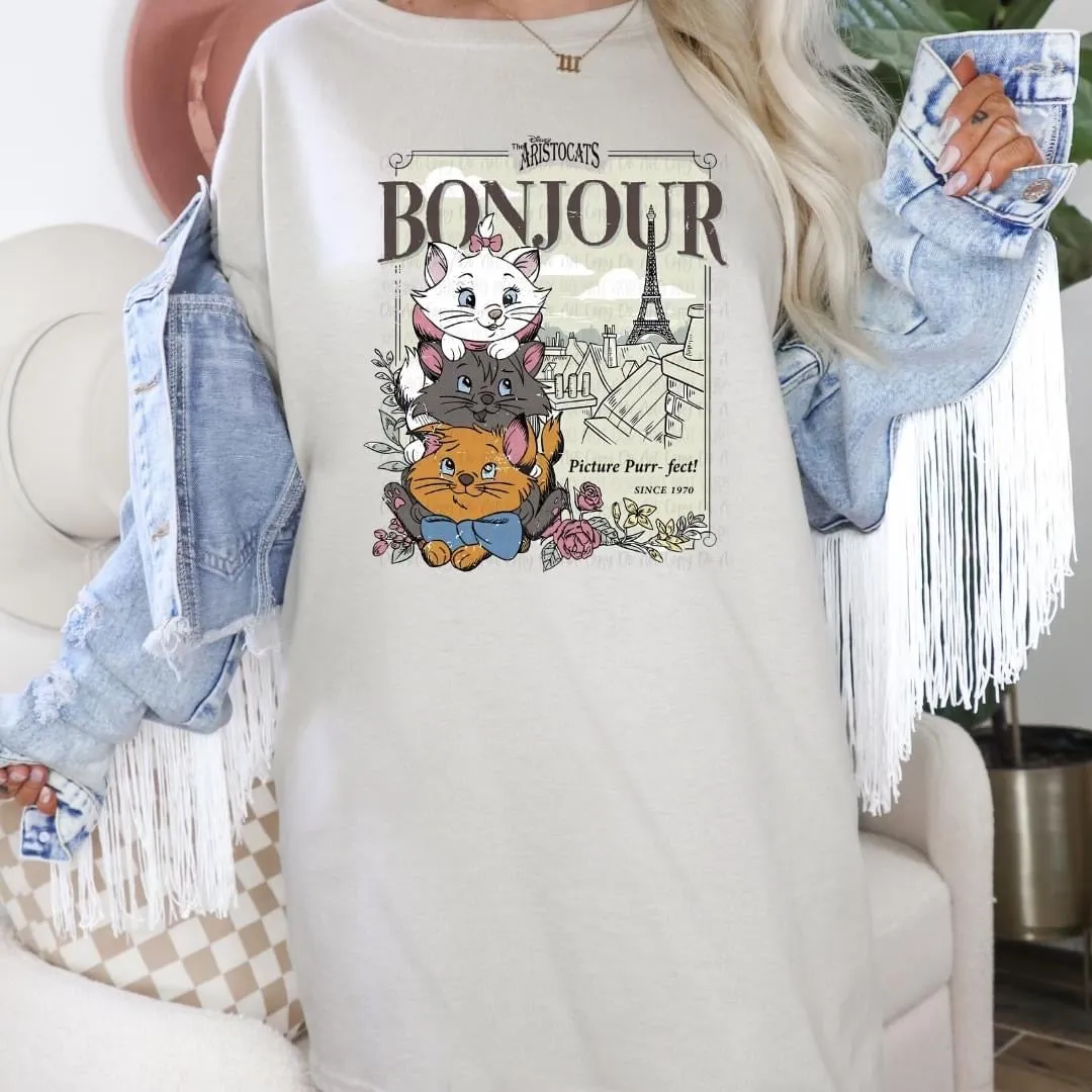 French Cats Shirt for Women