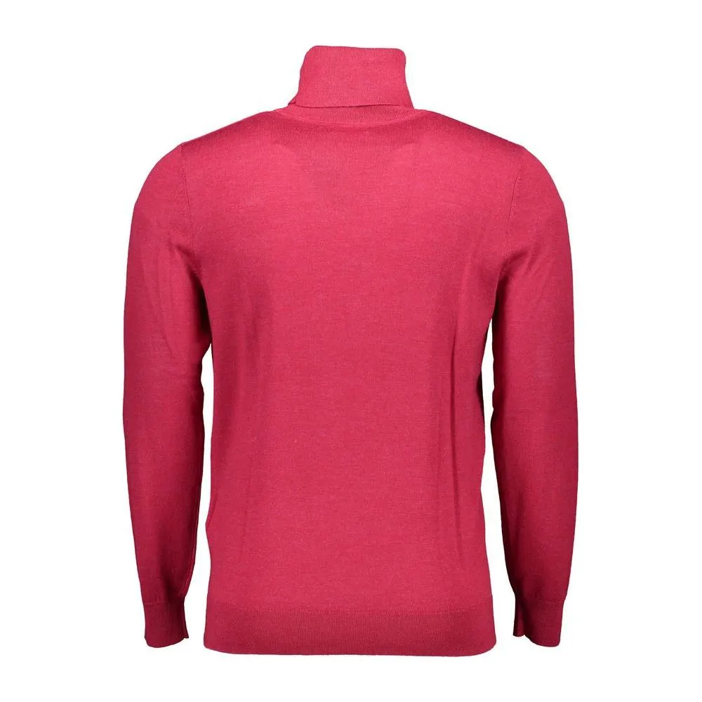 Gant Elegant Pink Turtleneck Sweater in Pure Wool