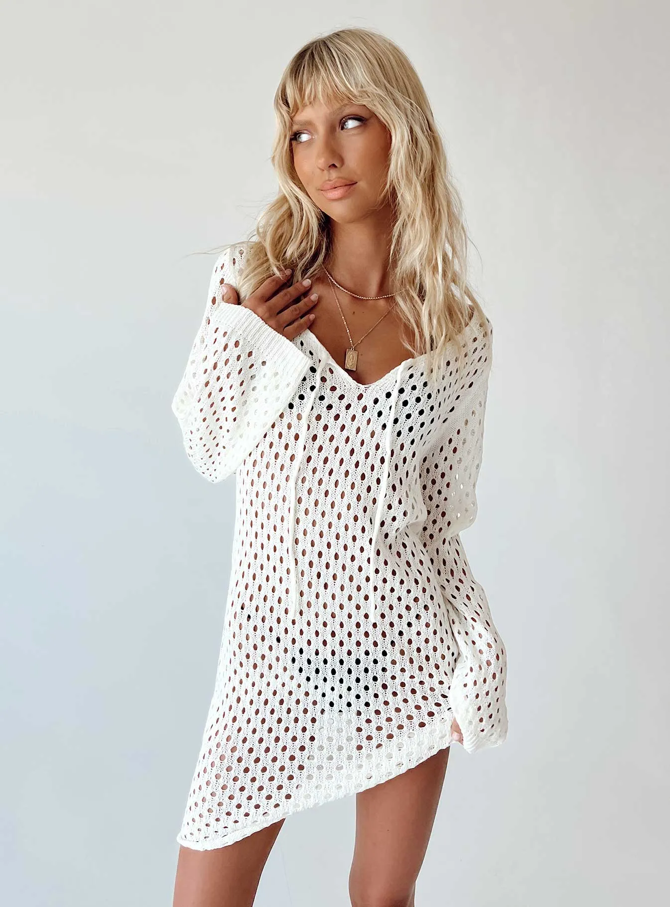 Gardena Mini Dress White