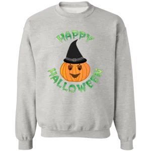 Happy Halloween Ladies Crewneck Pullover Sweatshirt