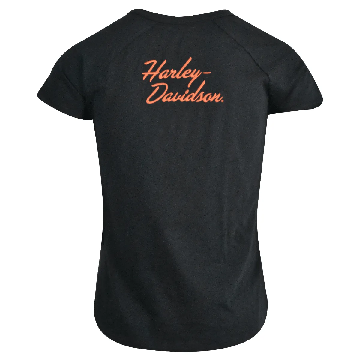 HD Branded Women's T-Shirt Black 4 Button Henley (S24)