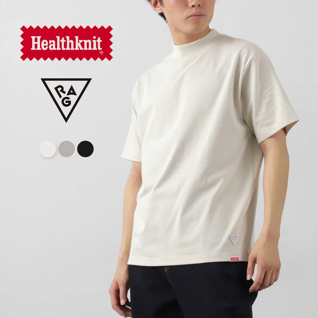 HEALTHKNIT / HEALTHKNIT×RAG  Mock Neck T-Shirt