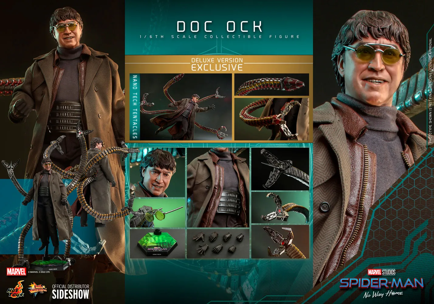 Hot Toys Movie Masterpiece 1/6 Scale Figure - Doc Ock (Spider-Man: No Way Home) (Deluxe Version)