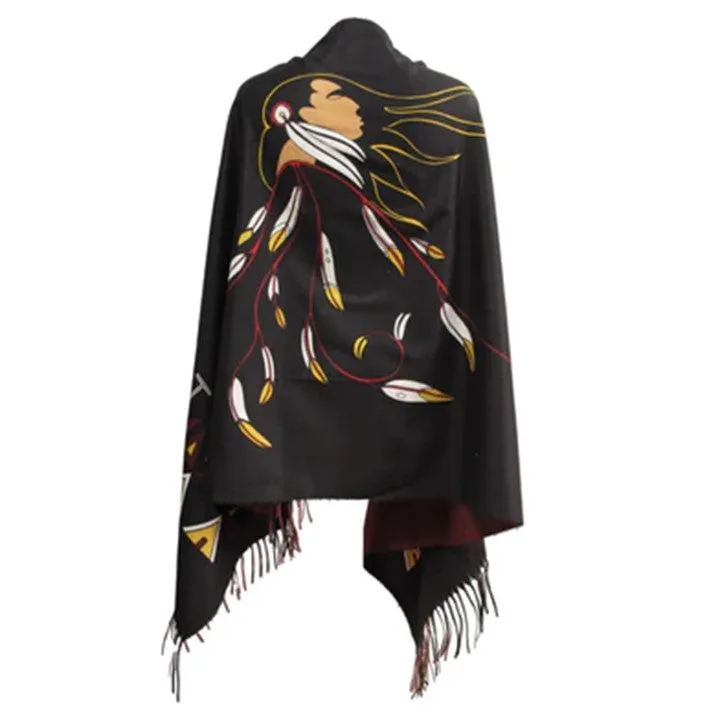 Indigenous Artist Collection: Eco Shawl: Eagle's Gift by Maxine Noel