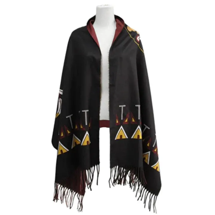 Indigenous Artist Collection: Eco Shawl: Eagle's Gift by Maxine Noel