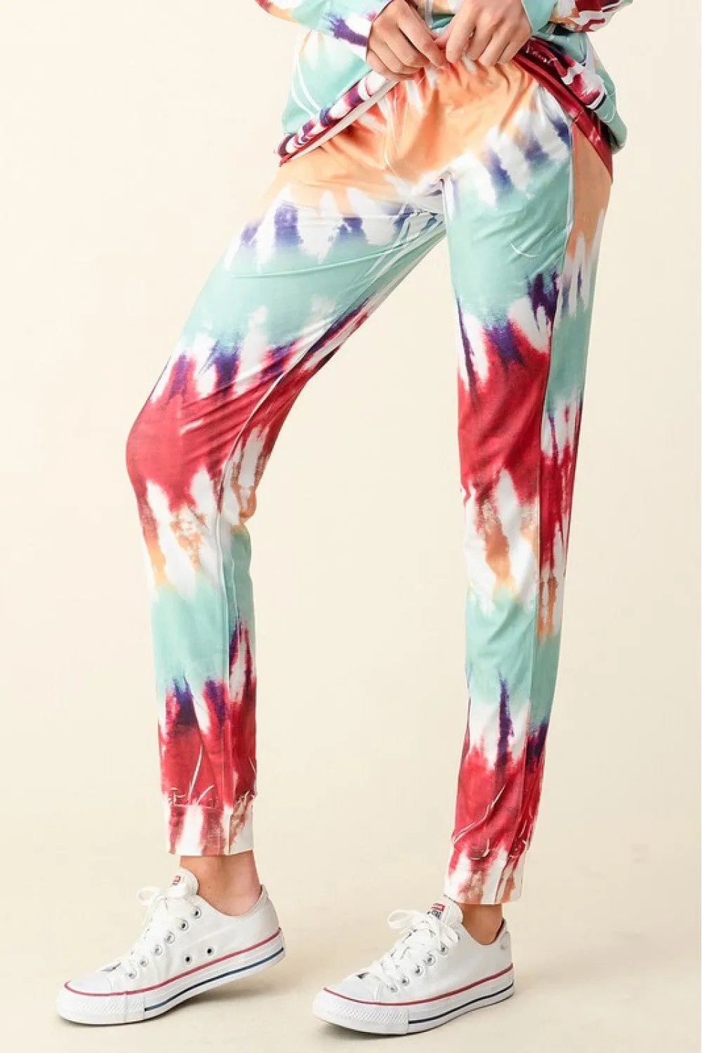 Ink Art Tie Dye Jogger Set