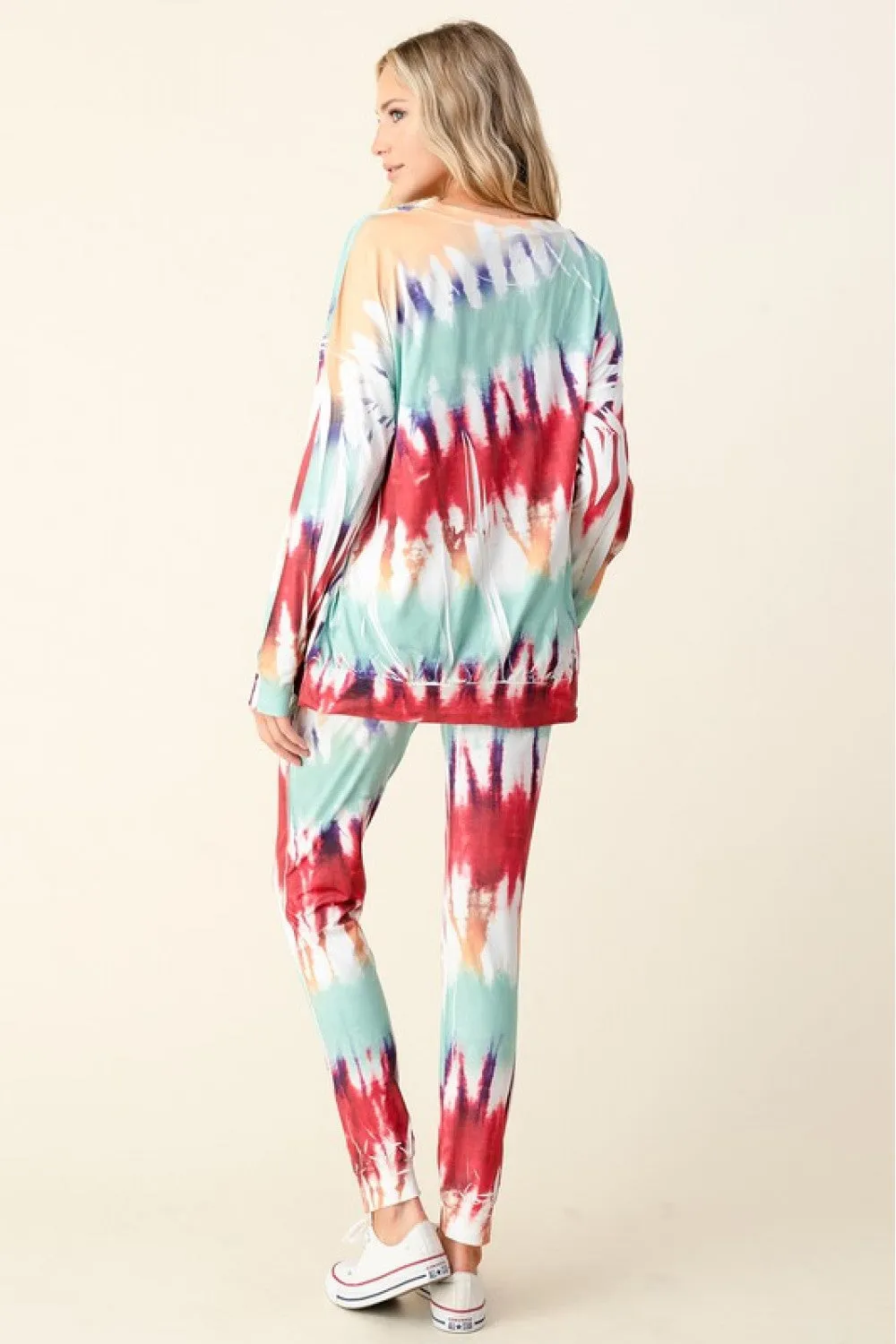 Ink Art Tie Dye Jogger Set