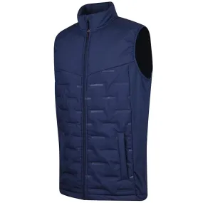 Island Green Heat Welded Padded Thermal Gilet - Navy/Marine