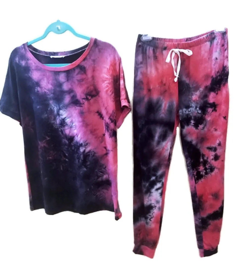 Jordana Tie Dye Jogger Set