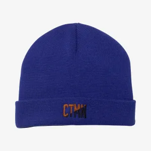 Kid blue knit beanie