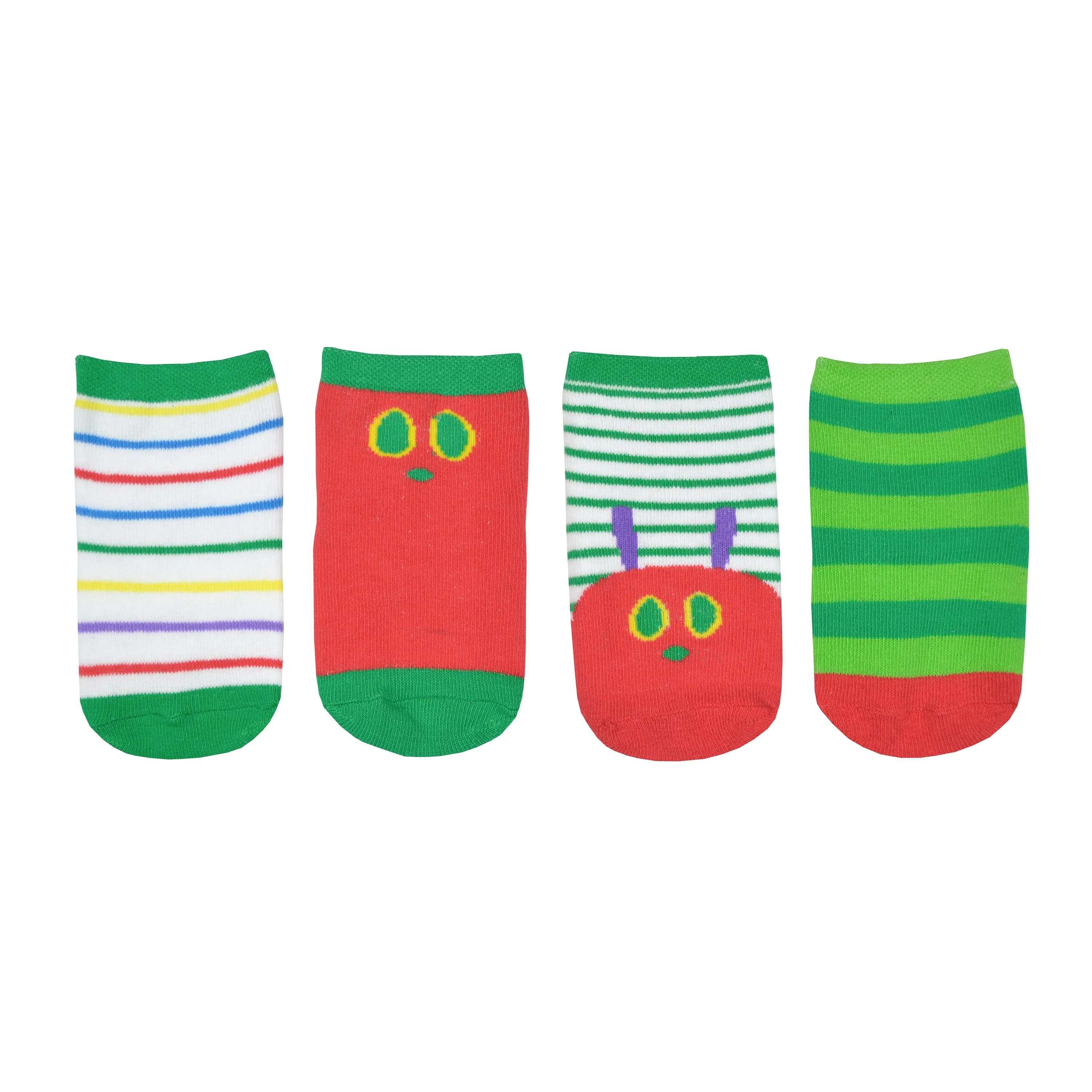 Kid's Very Hungry Caterpillar 4-Pack Socks