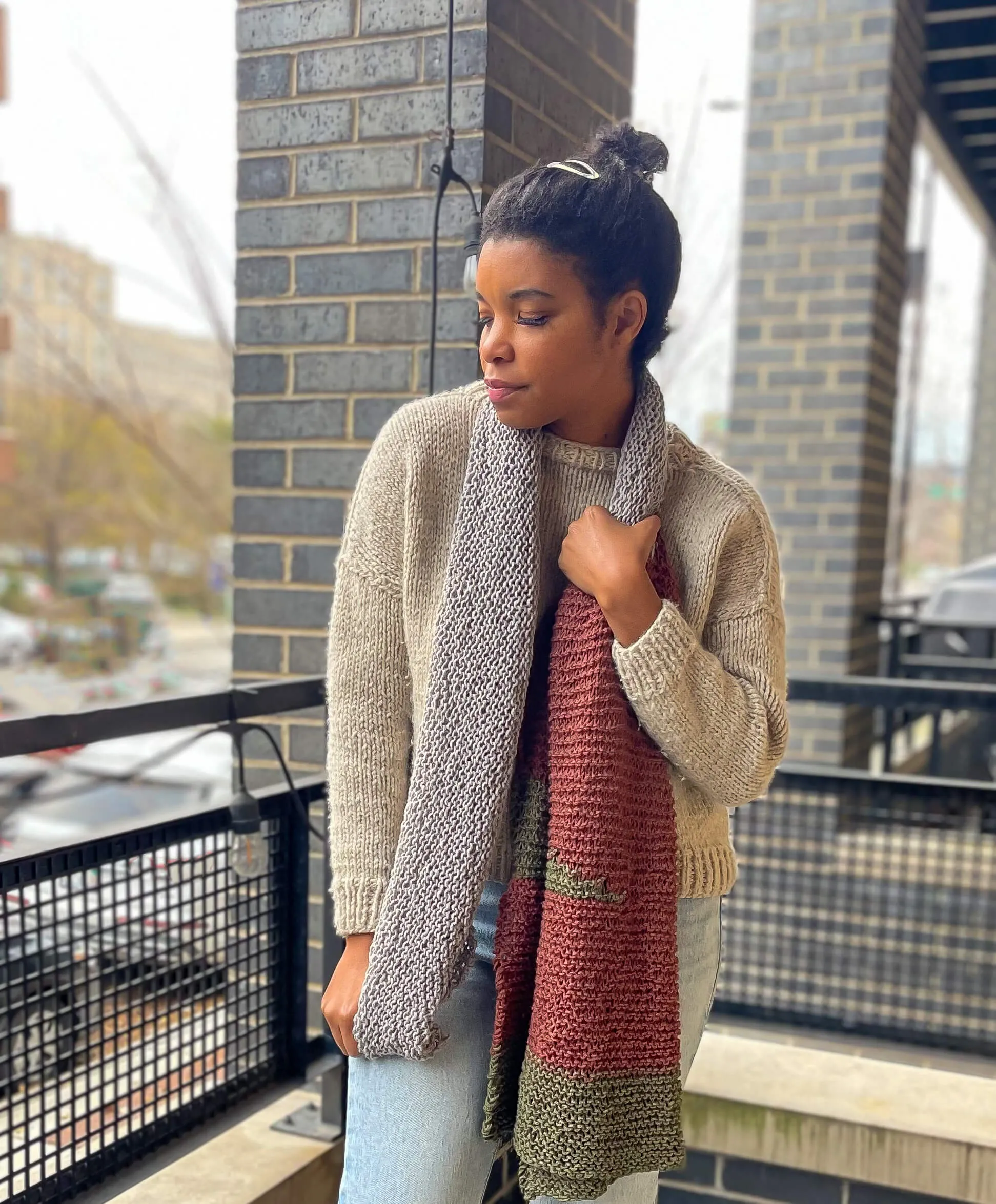 Knit Kit - City Flow Scarf