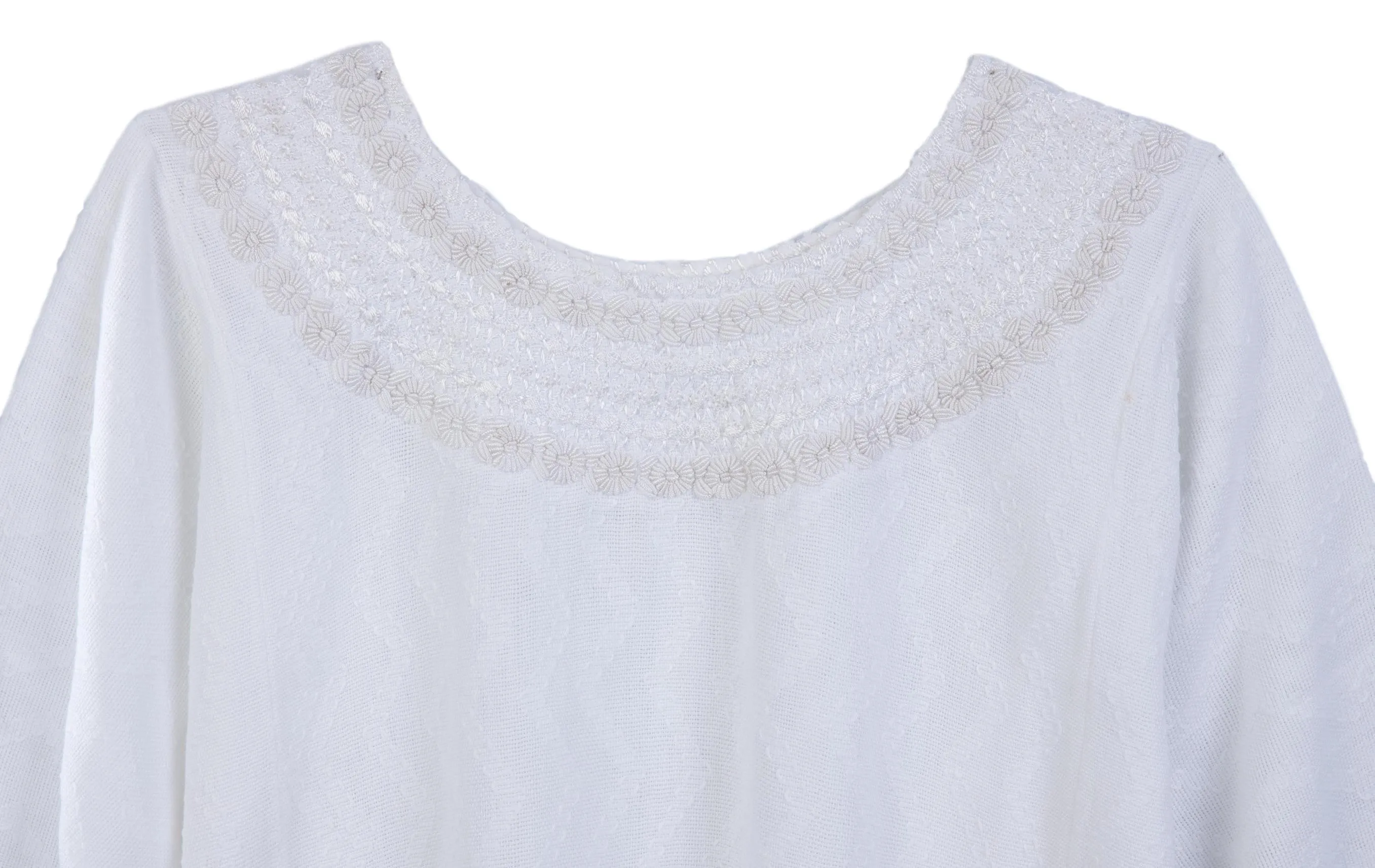 Leonore Guatemalan Blouse - White