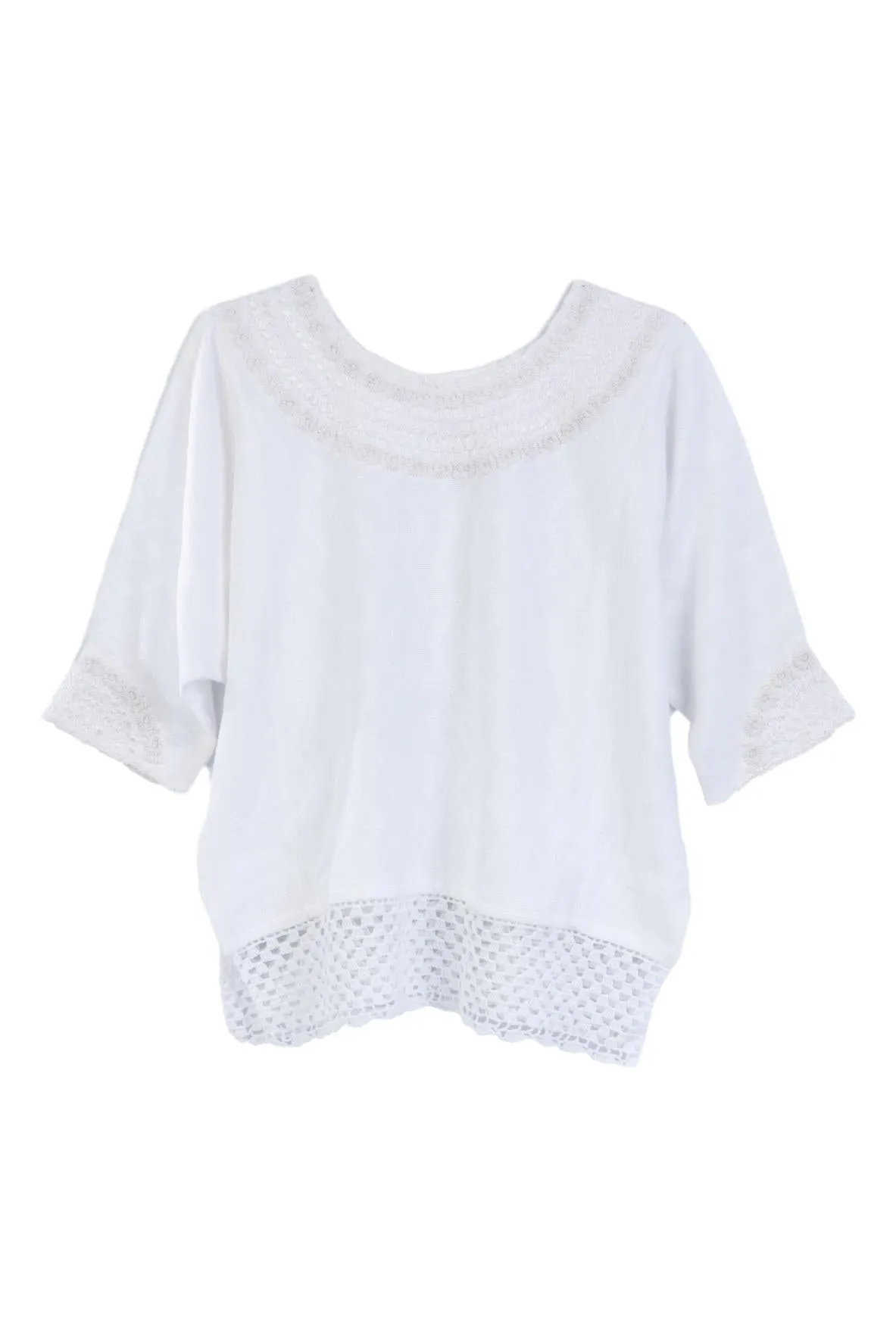 Leonore Guatemalan Blouse - White