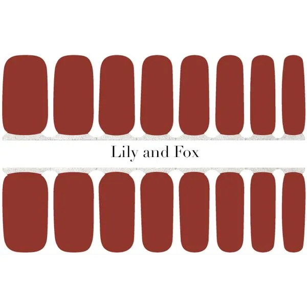 Lily And Fox - Nail Wrap - Hot Chocolate