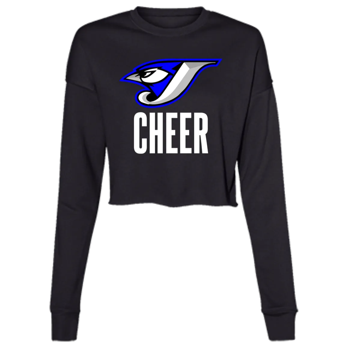 Logo Cheer B7503 Ladies' Cropped Fleece Crew