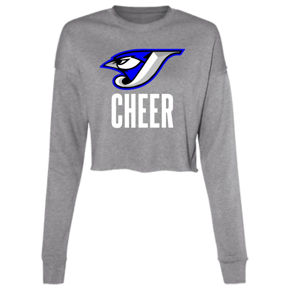 Logo Cheer B7503 Ladies' Cropped Fleece Crew