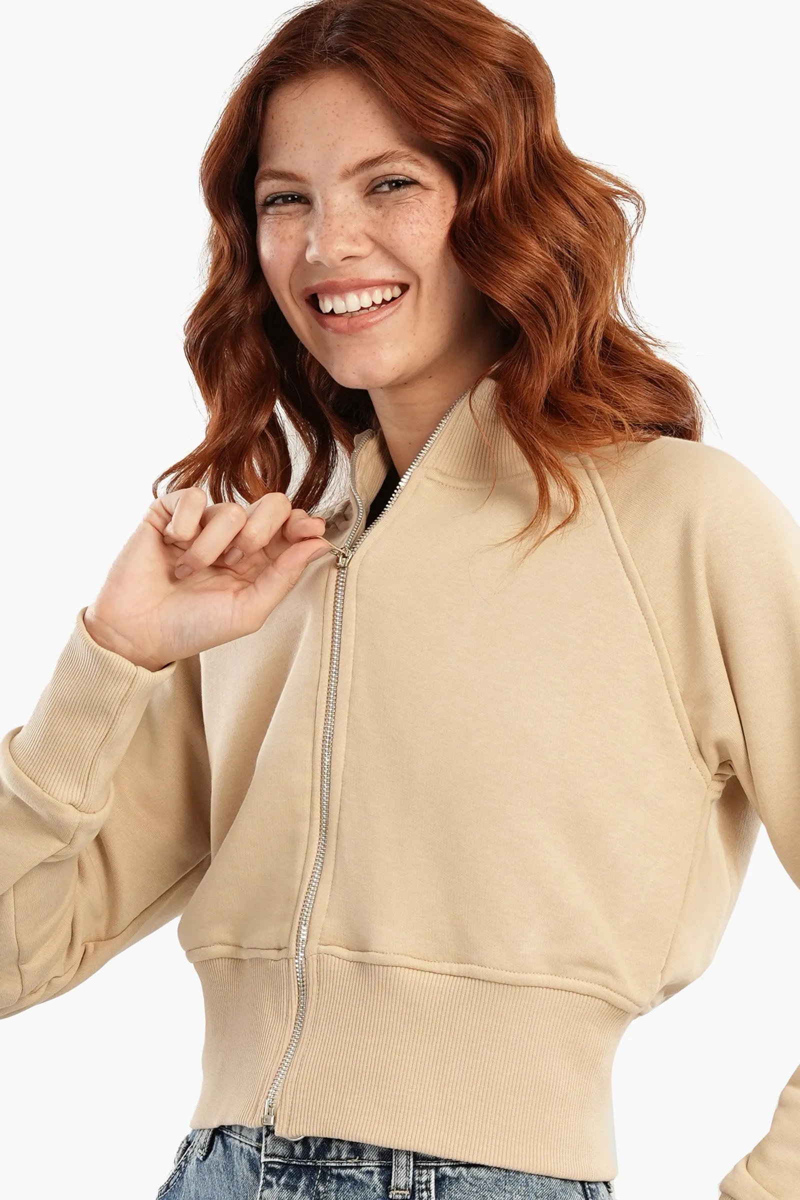 Lounge Jacket with Wide Hem