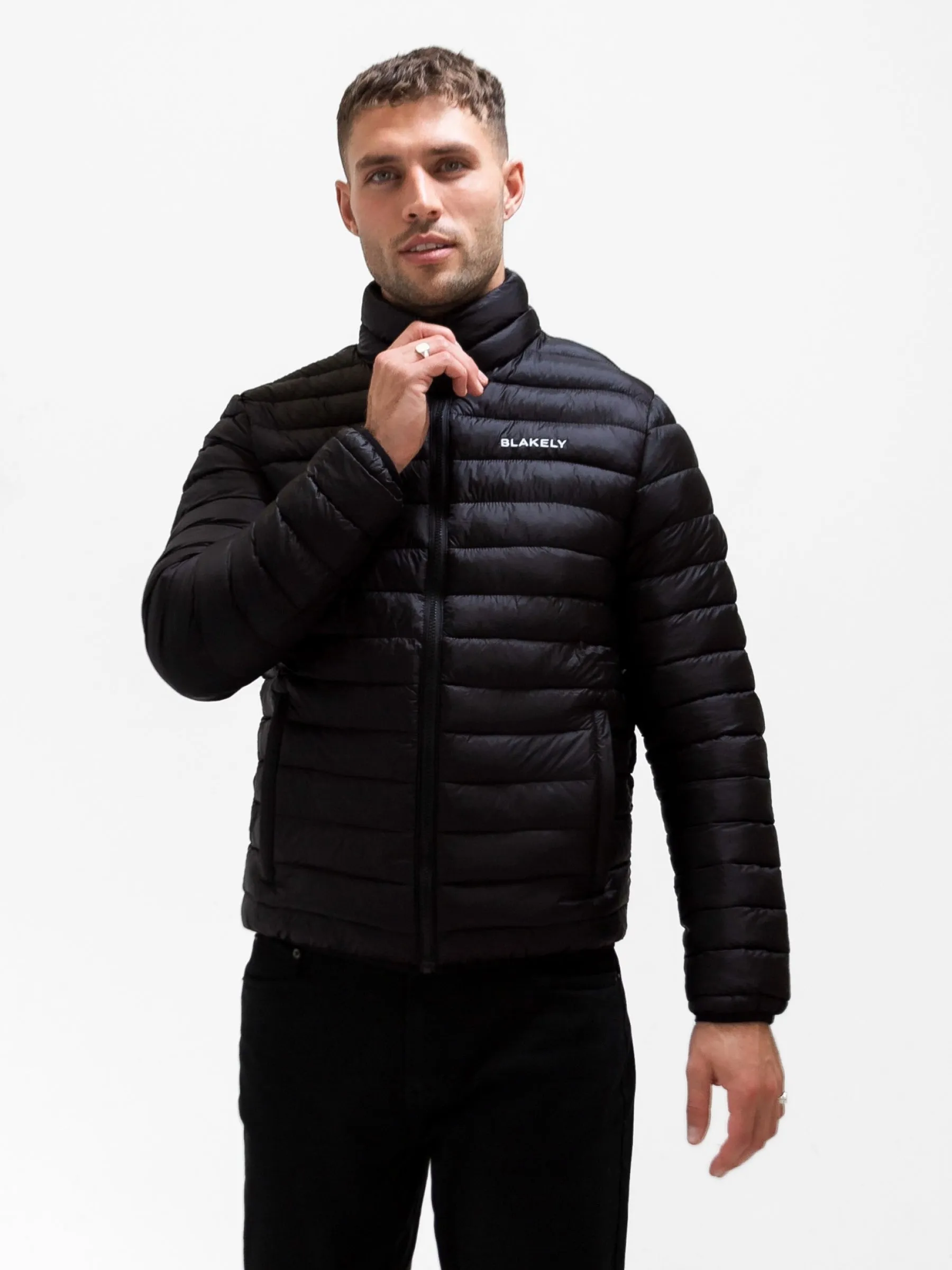 Lucas Lightweight Puffer Jacket - Black