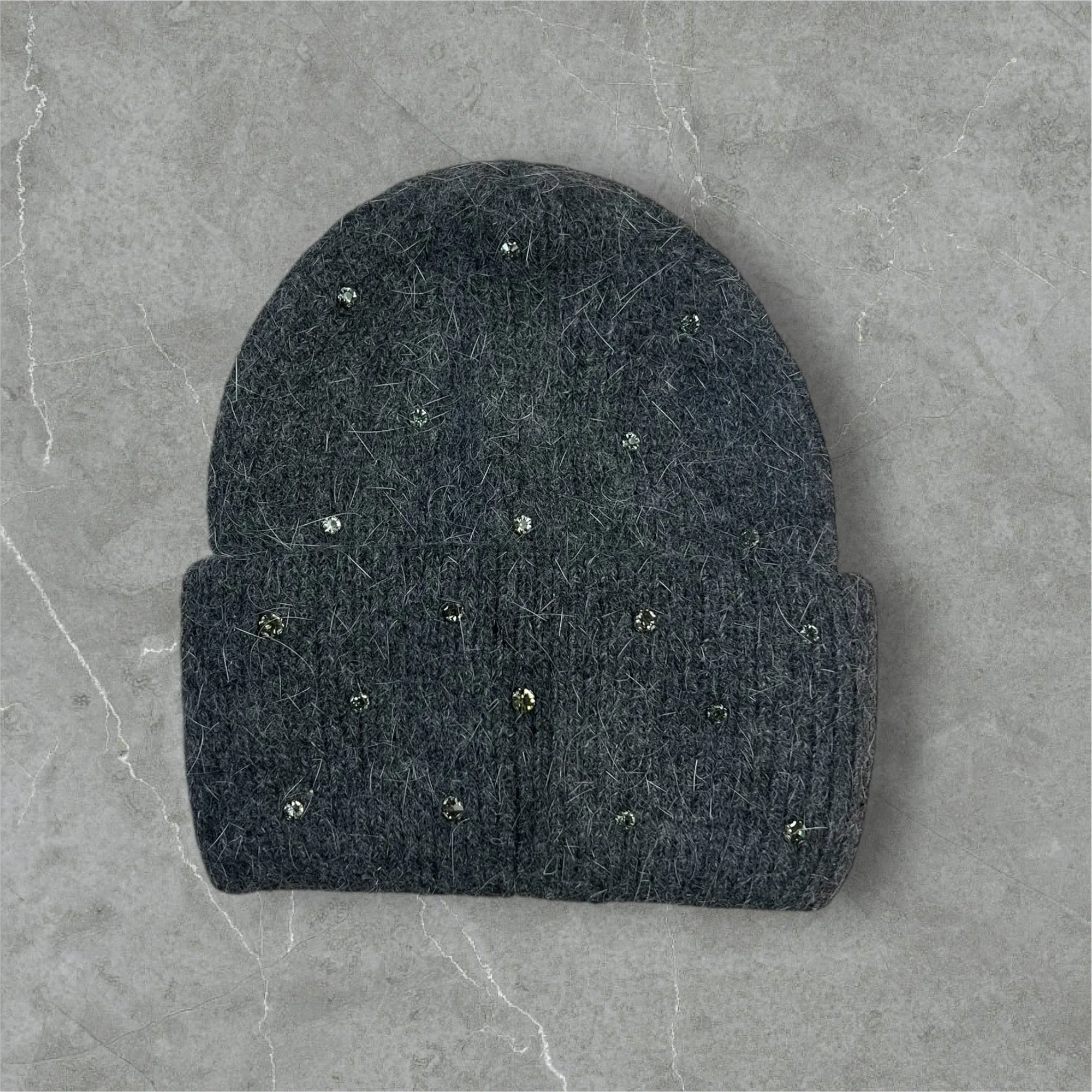 Luxe embellished beanie