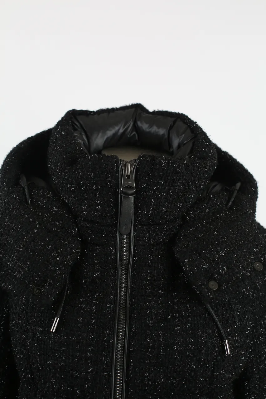 Madalyn Tweed Down Puffer Jacket