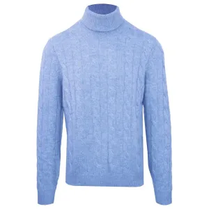 Malo Light Blue Wool Sweater