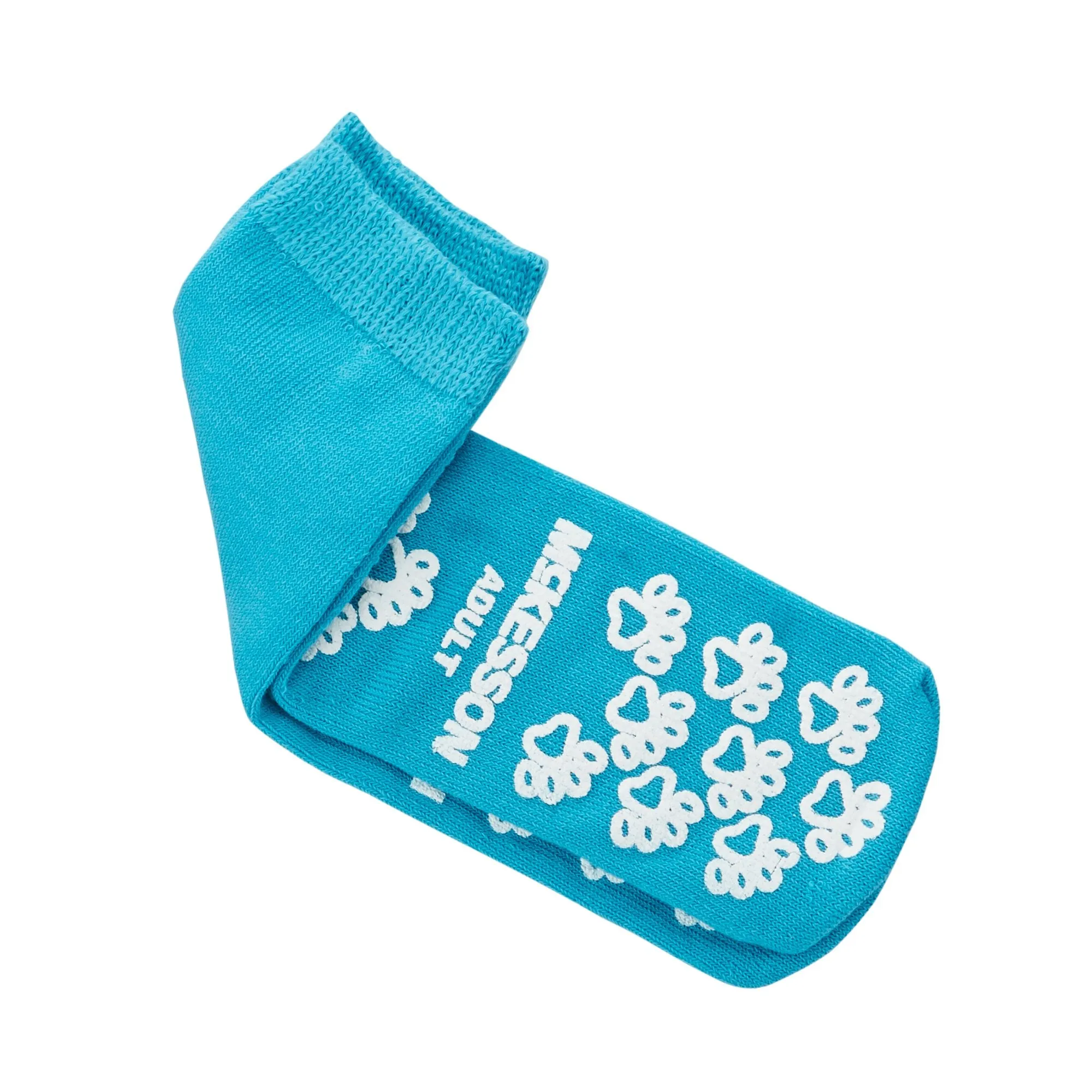 McKesson Terries™ Adult Slipper Socks, Large, Teal