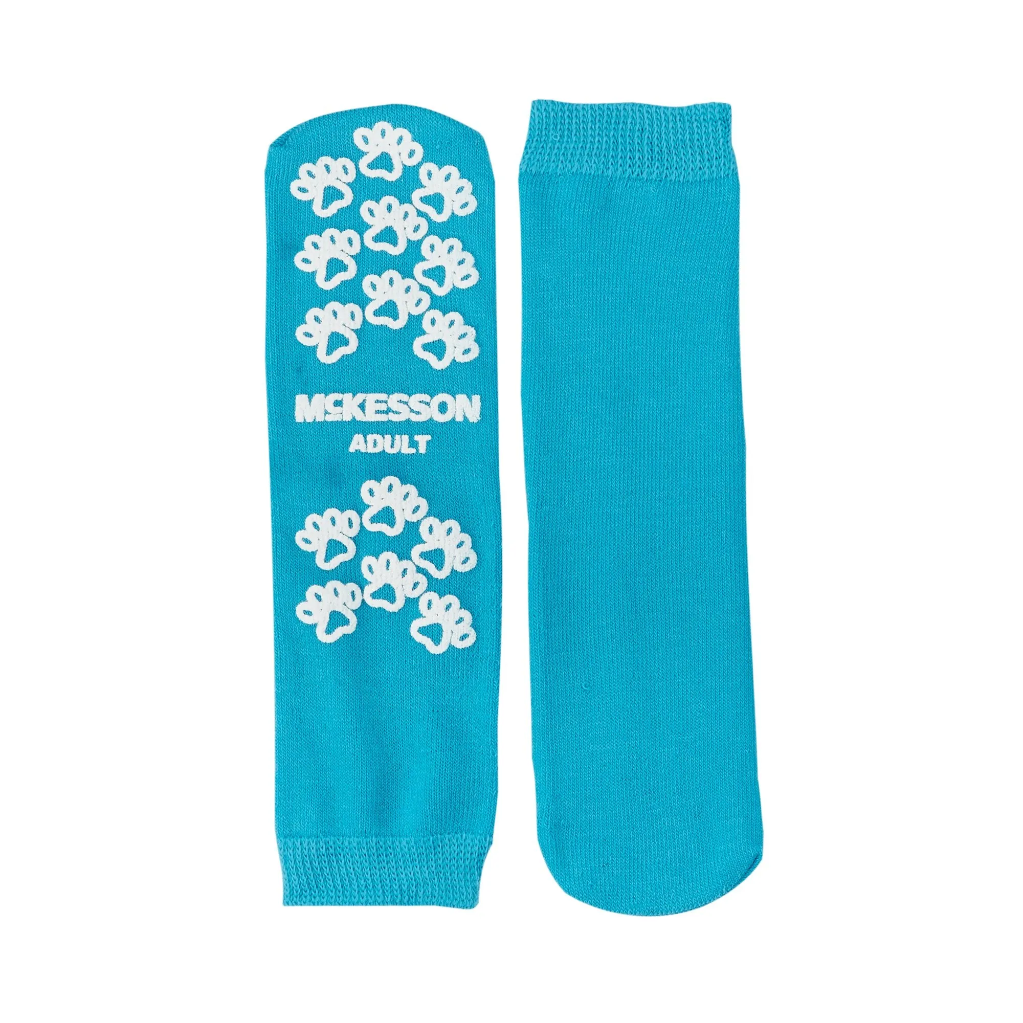 McKesson Terries™ Adult Slipper Socks, Large, Teal