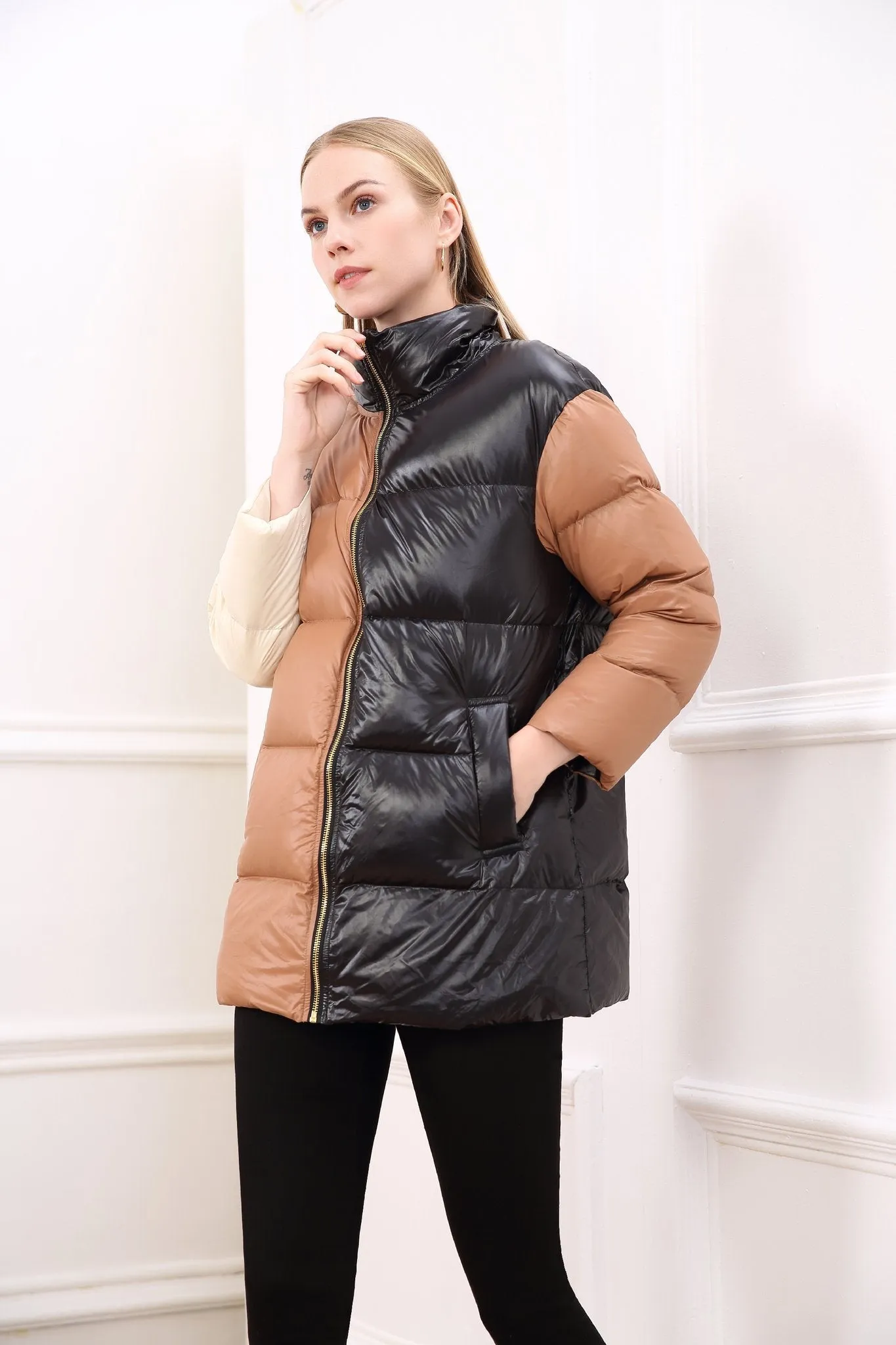 Mid-Day Mocha Windsor Down Coat