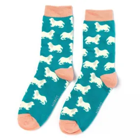 Miss Sparrow Bamboo Spaniel Socks (2 Colours)