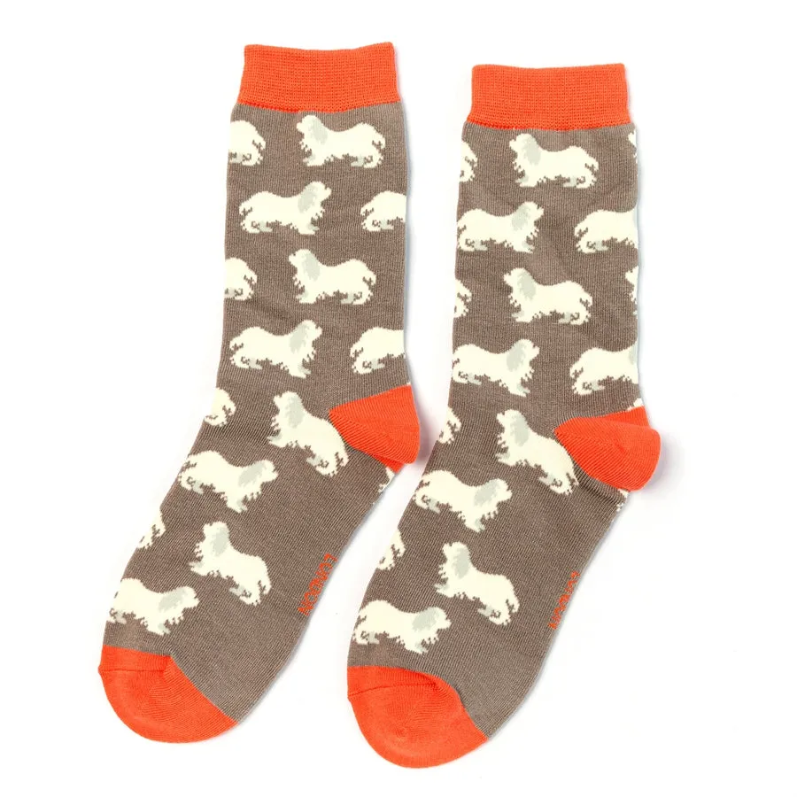 Miss Sparrow Bamboo Spaniel Socks (2 Colours)