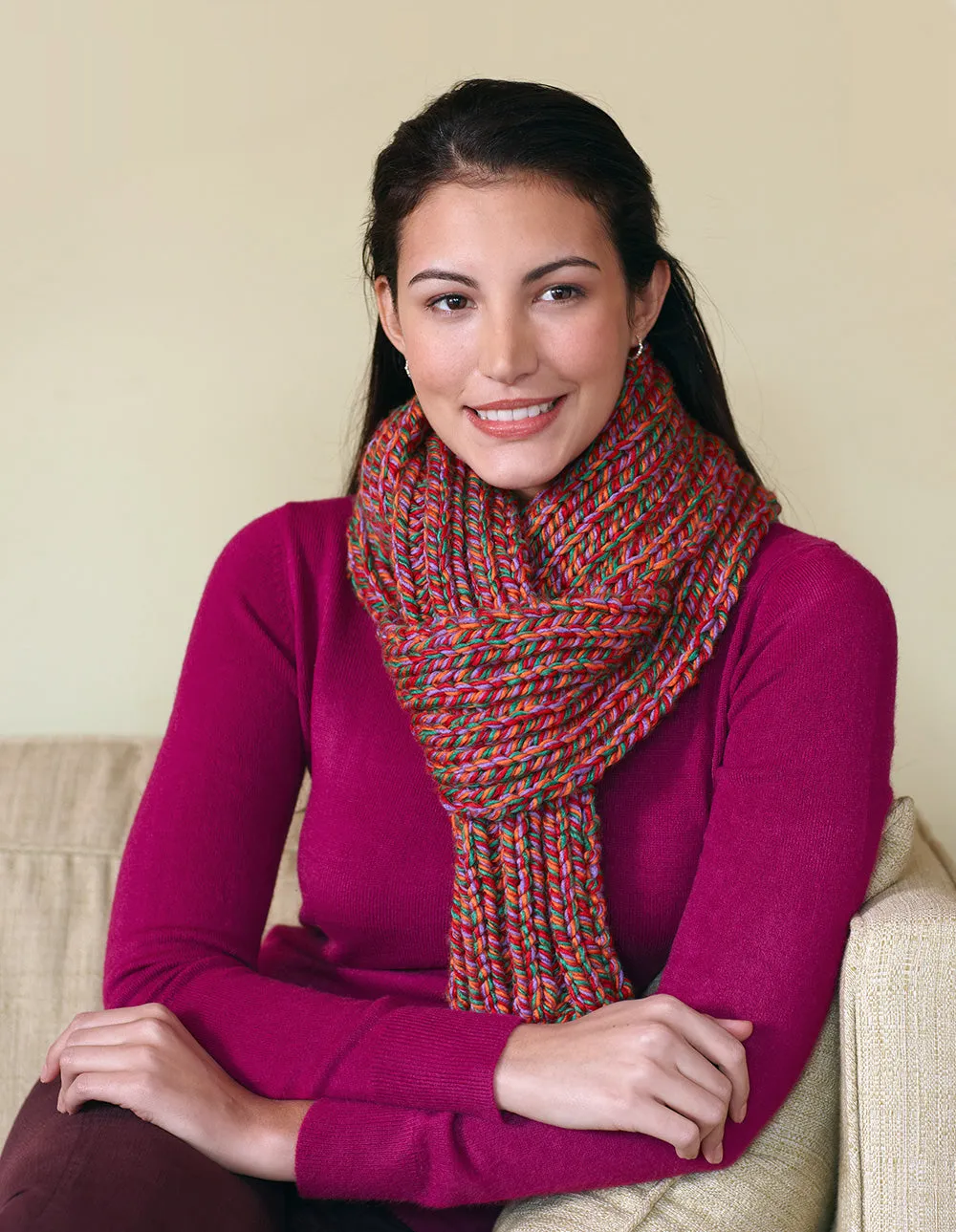 Mountain View Scarf Pattern (Knit) - Version 2