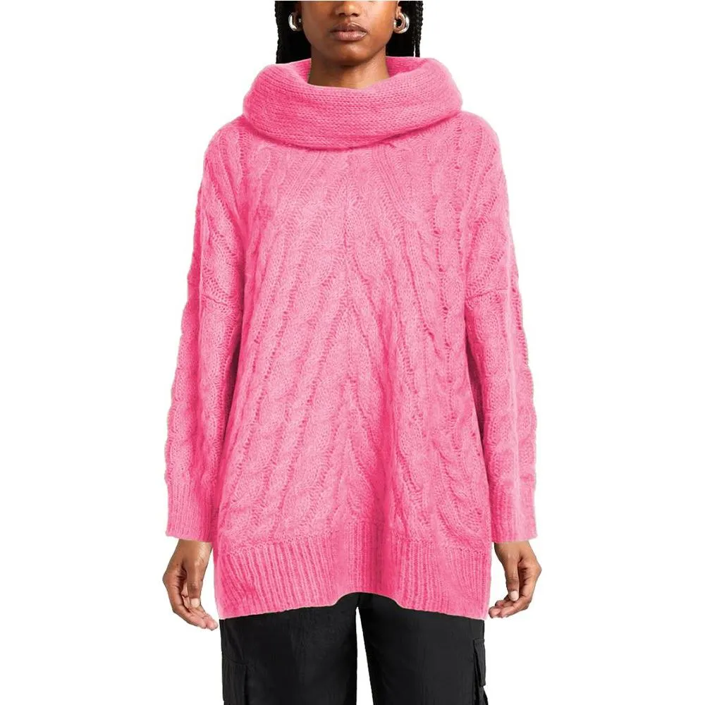 MSGM Pink Acrylic Sweater