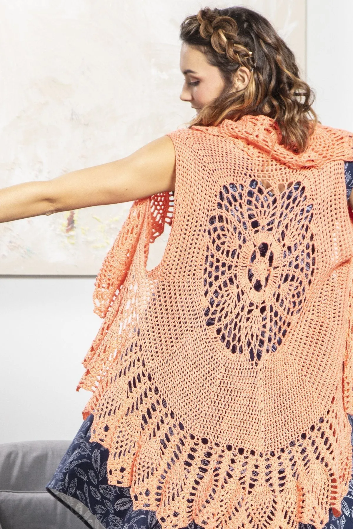 No. 4 Lacy Crochet Vest