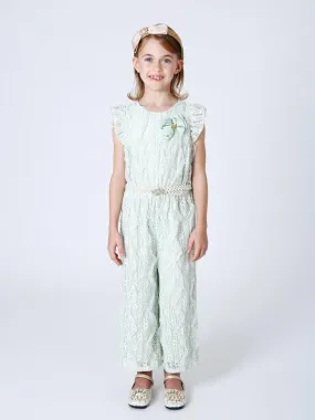 One Friday Mint Lace Jumpsuit