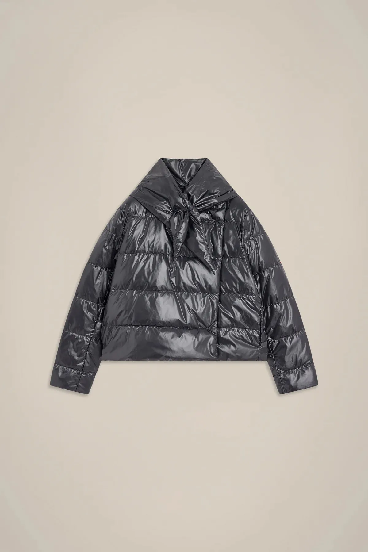 Padded Down Jacket - Nero