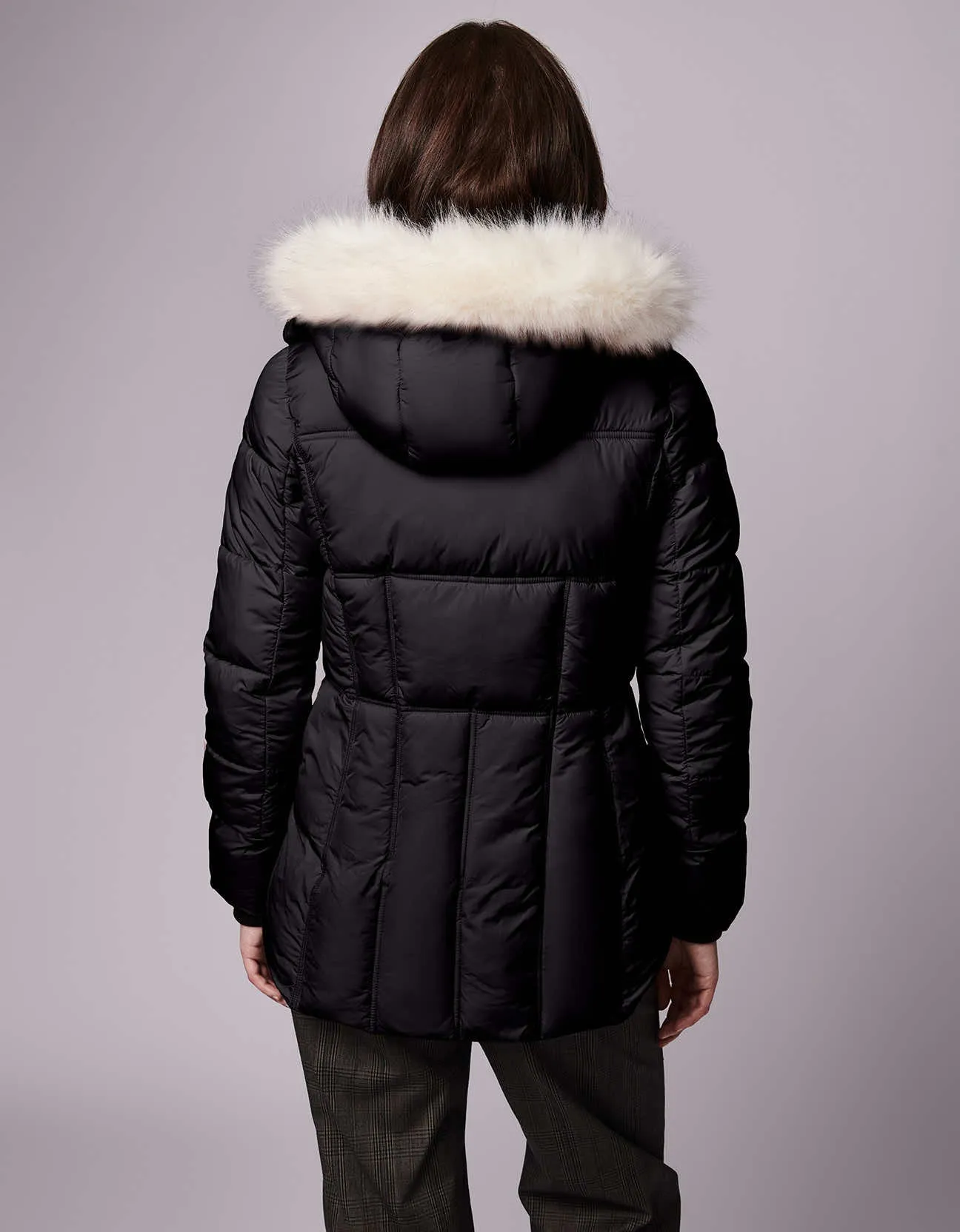 Park City Vegan Fur Trim Puffer Jacket