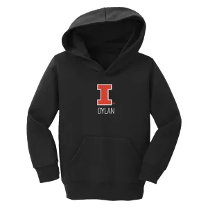 Personalized Illinois Fighting Illini Toddler Pullover Sweatshirt