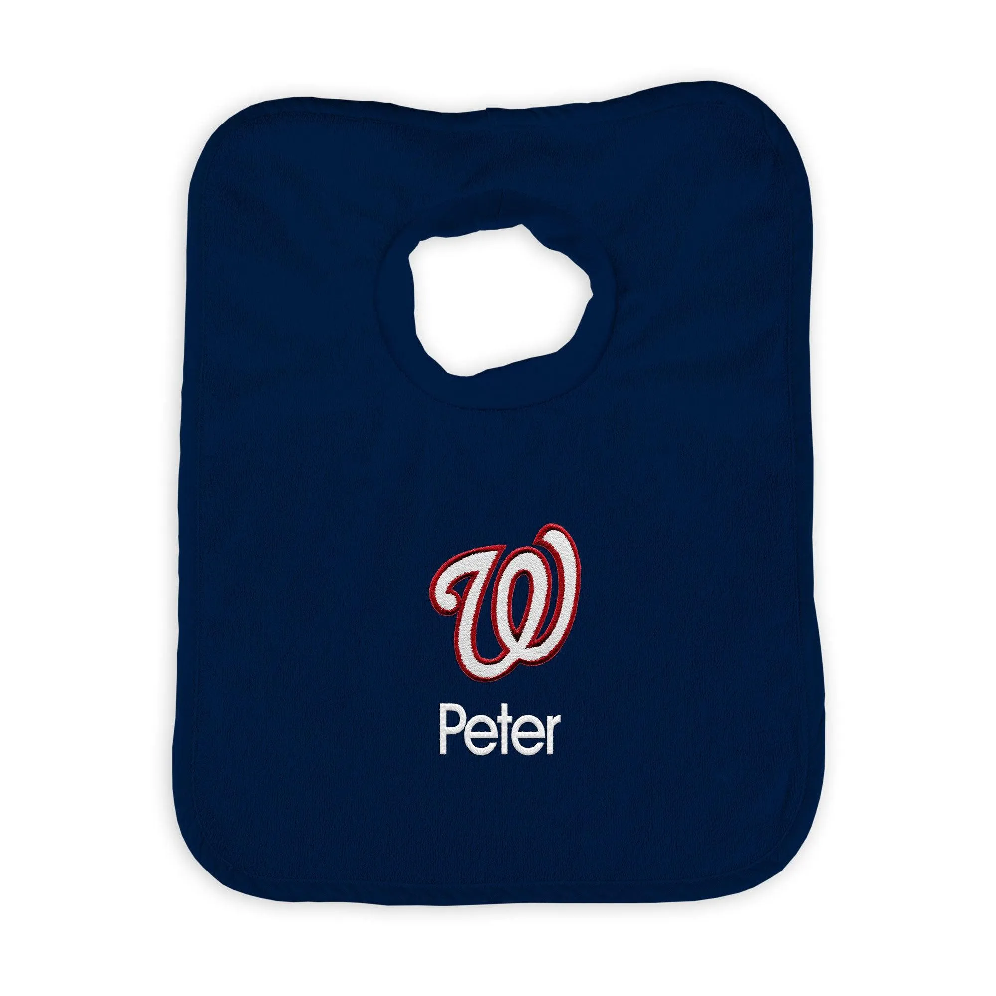 Personalized Washington Nationals Pullover Bib