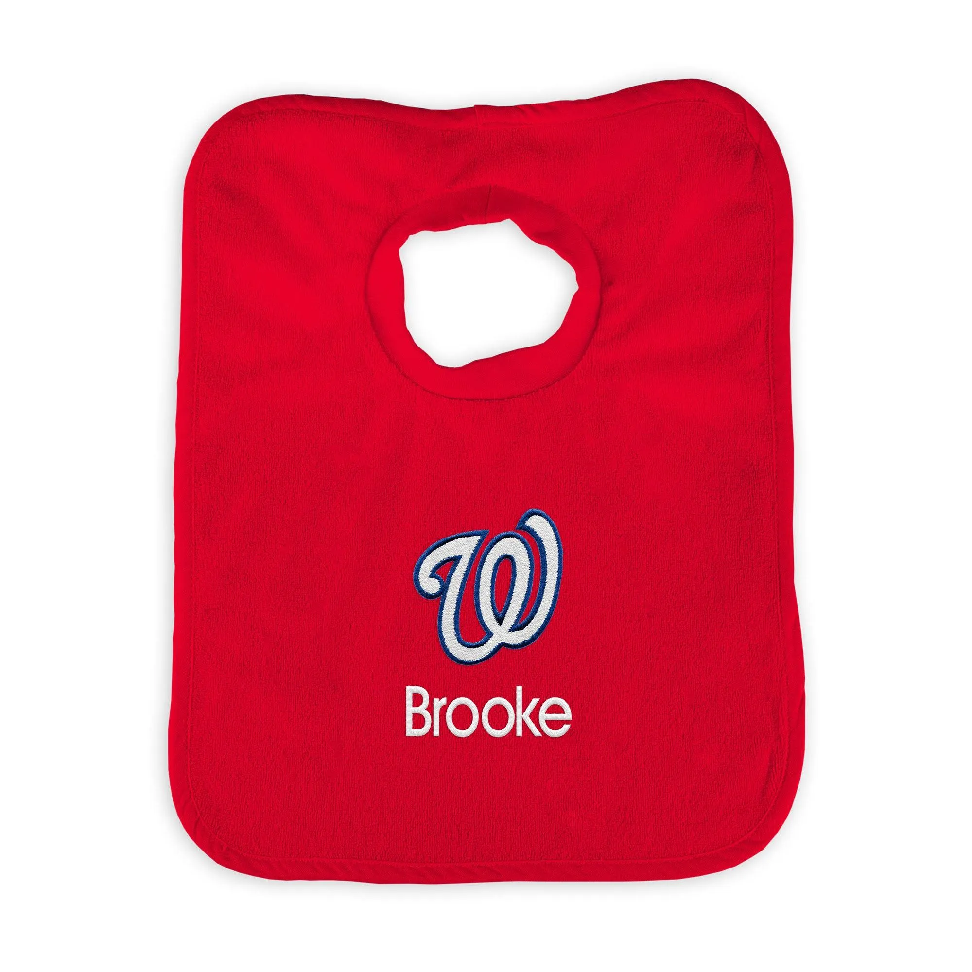 Personalized Washington Nationals Pullover Bib