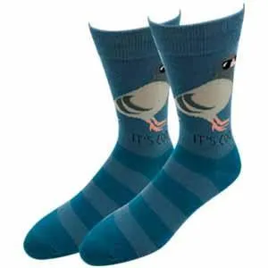 Pigeon, It's Coo Men's Crew Socks