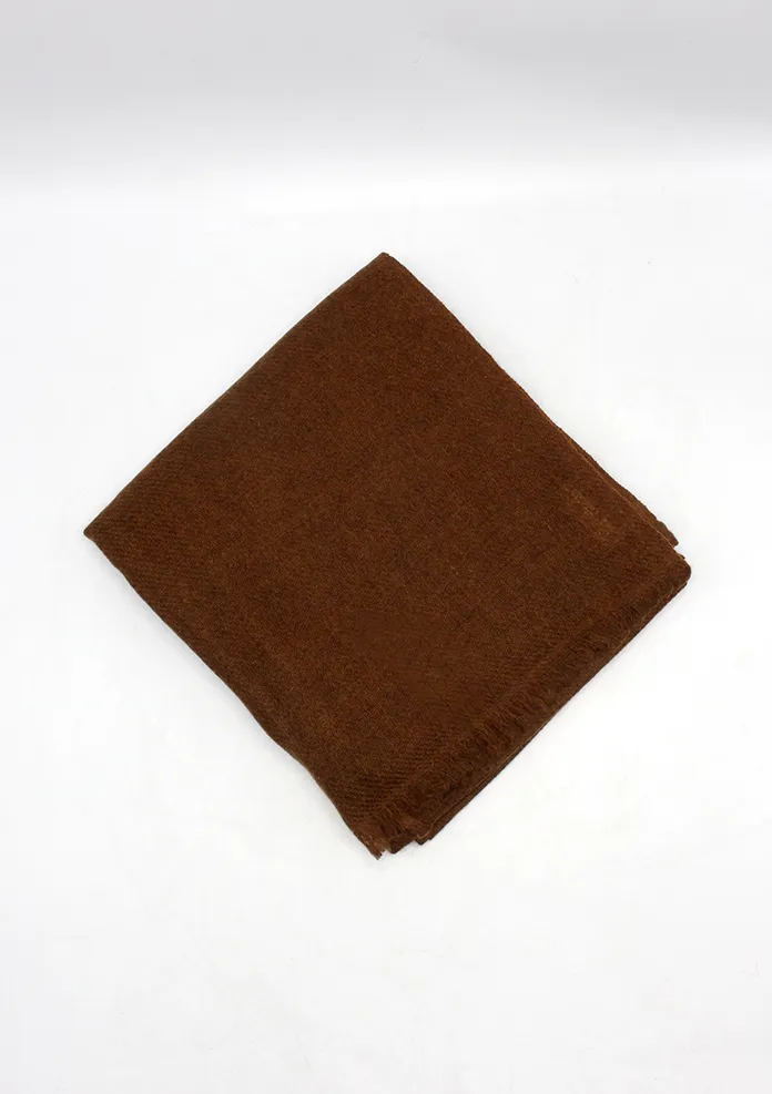 Pure Pashmina Shawl Brown