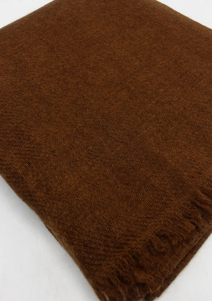 Pure Pashmina Shawl Brown